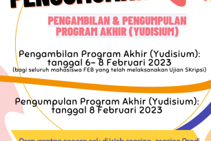 Pengumuman: Program Akhir Ganjil 2022/2023 FEB UNIKAMA